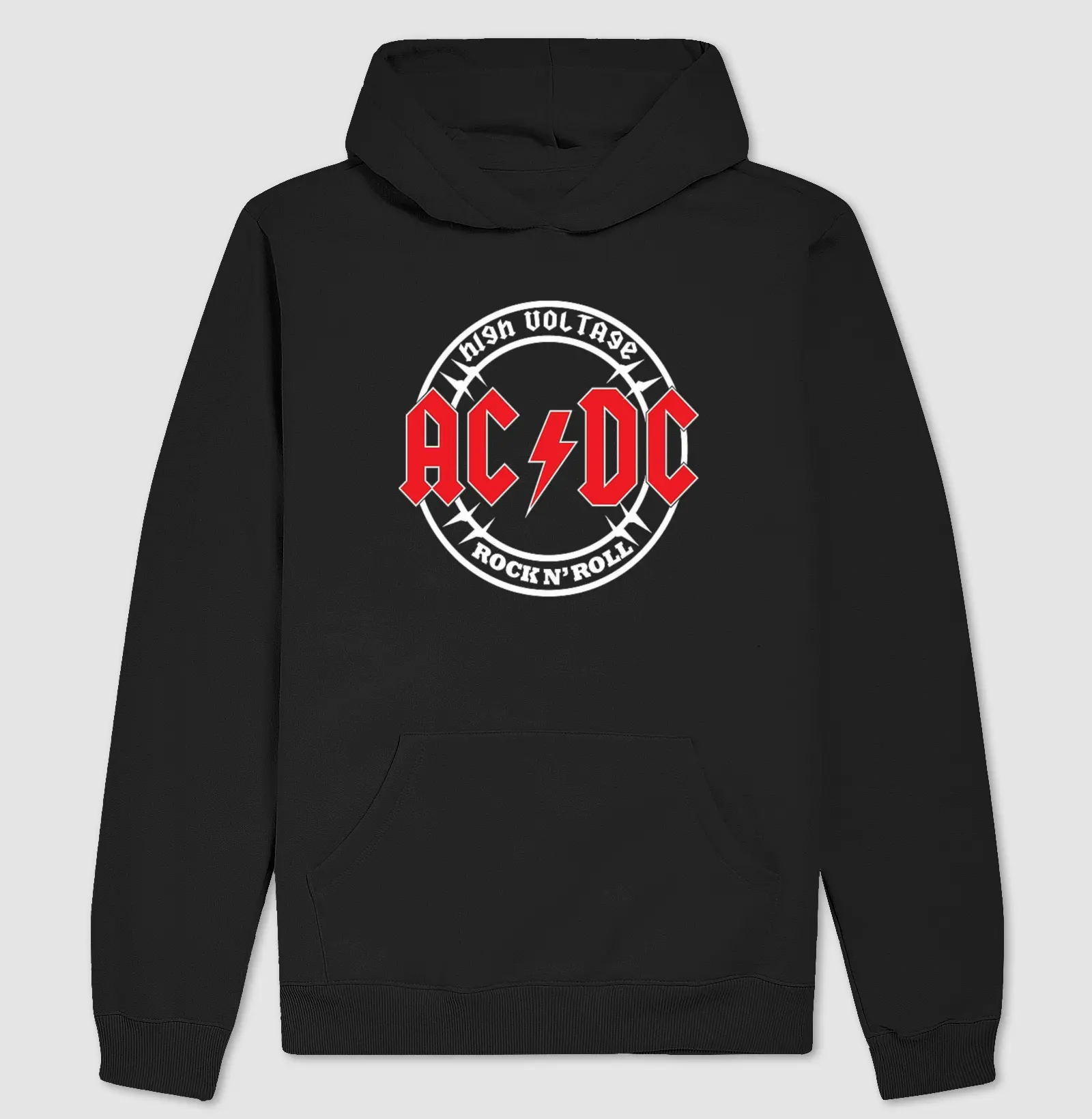 Hoodie Moletom Preta - AC/DC