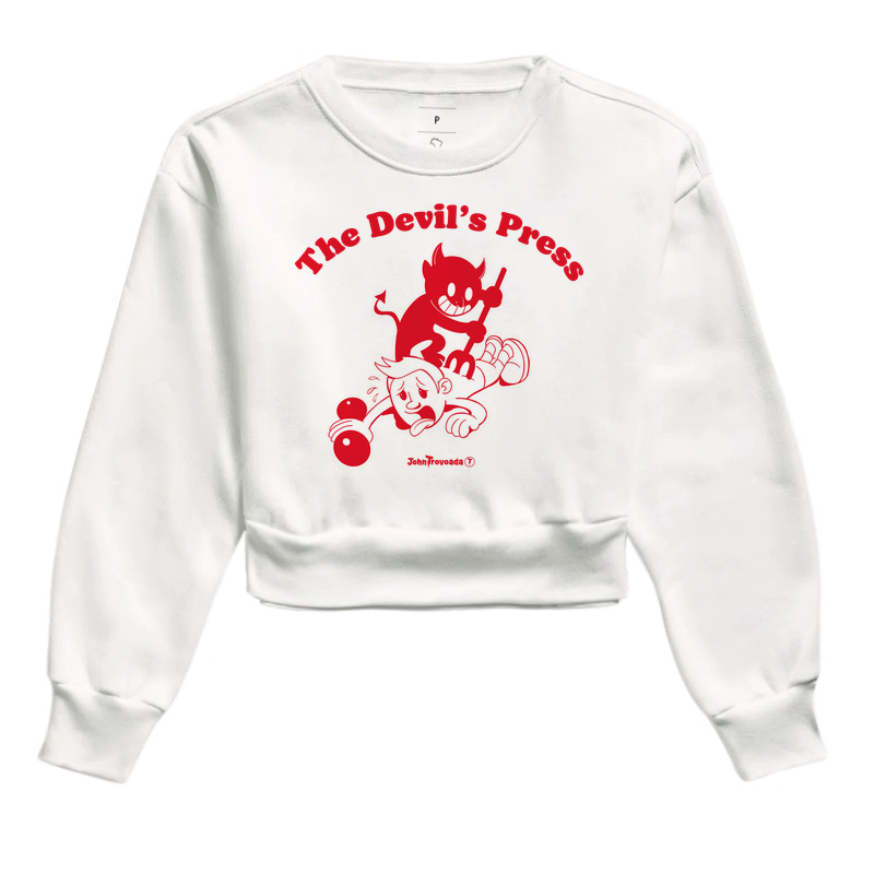  Cropped moletom The Devil’s Press