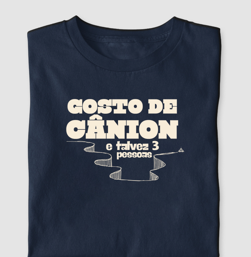 Gosto de cânion e talvez 3 pessoas