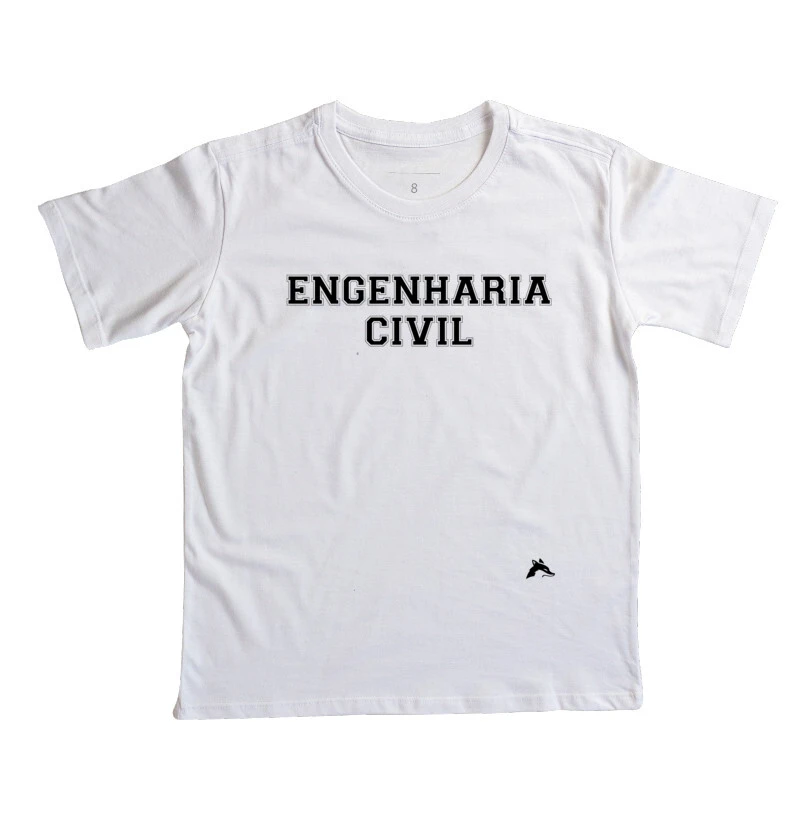 Camiseta Infantil Engenharia Civil Classic