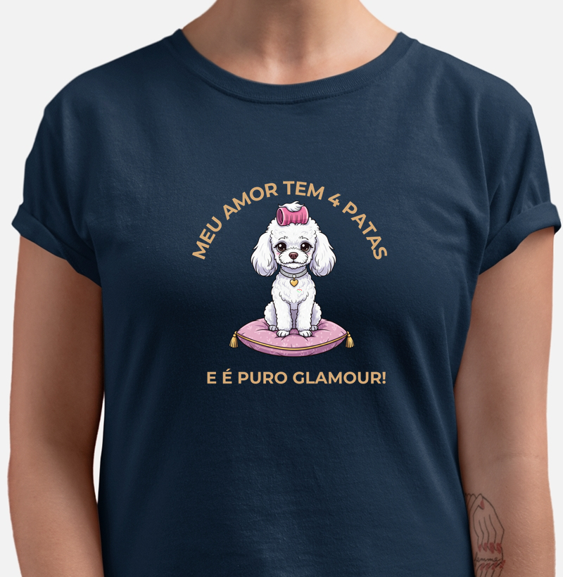 AMOR POODLE - Camiseta