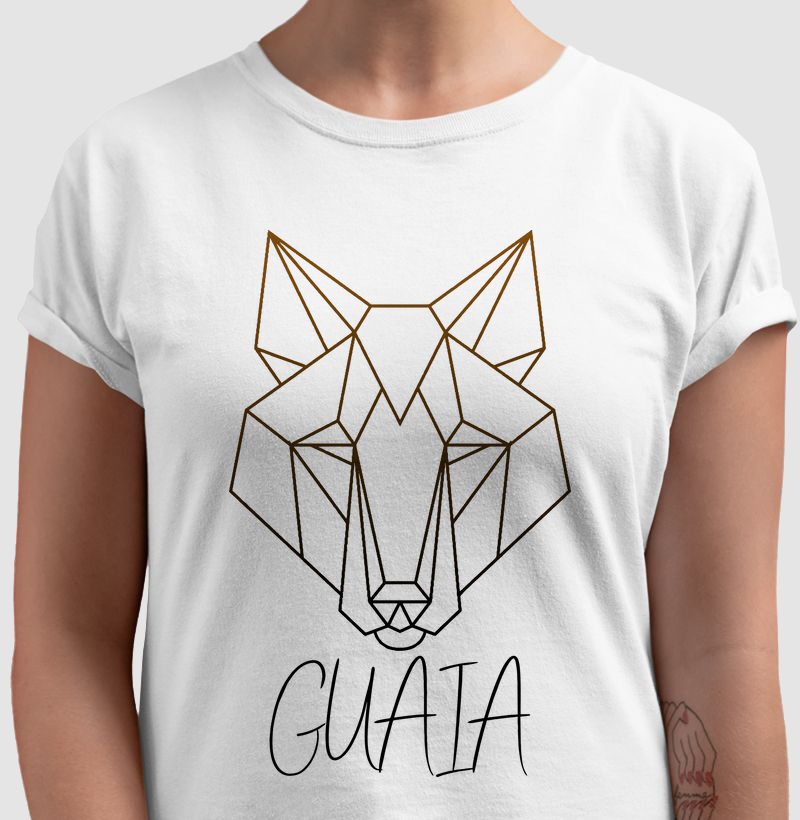 Camiseta Casual Lobo Guaia