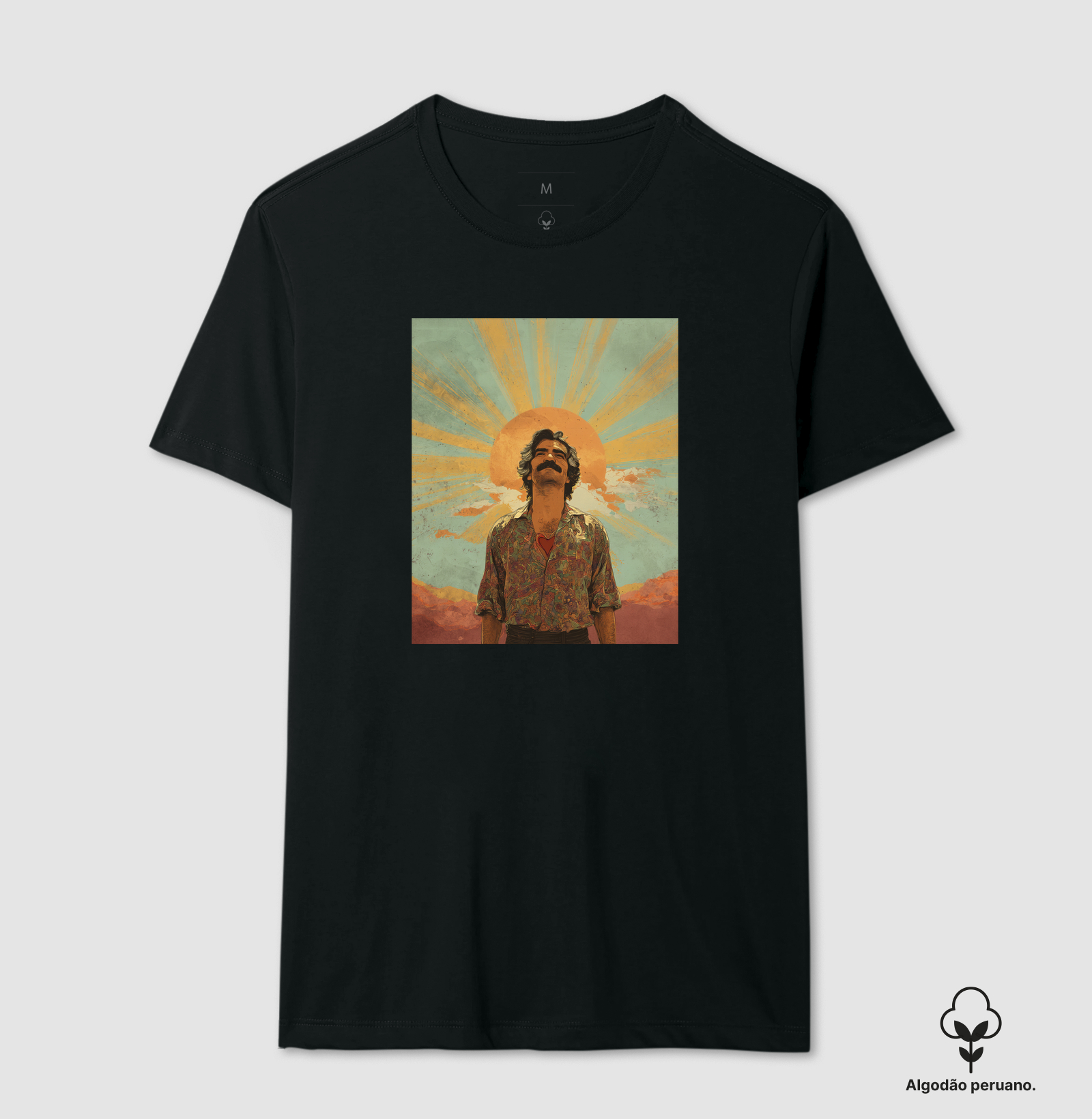 Camiseta Belchior - De que lado nasce o Sol