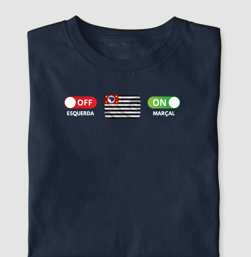 Camiseta Esquerda OFF Marçal ON - Pablo Marçal