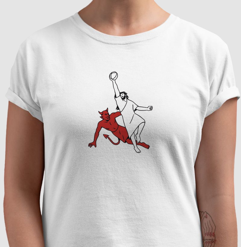 Camiseta "Jesus no Basquete"