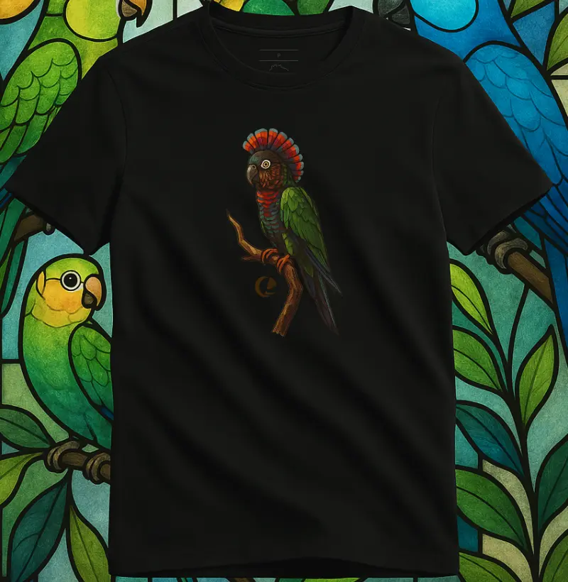 Camiseta Papagaio Anacã Vitral