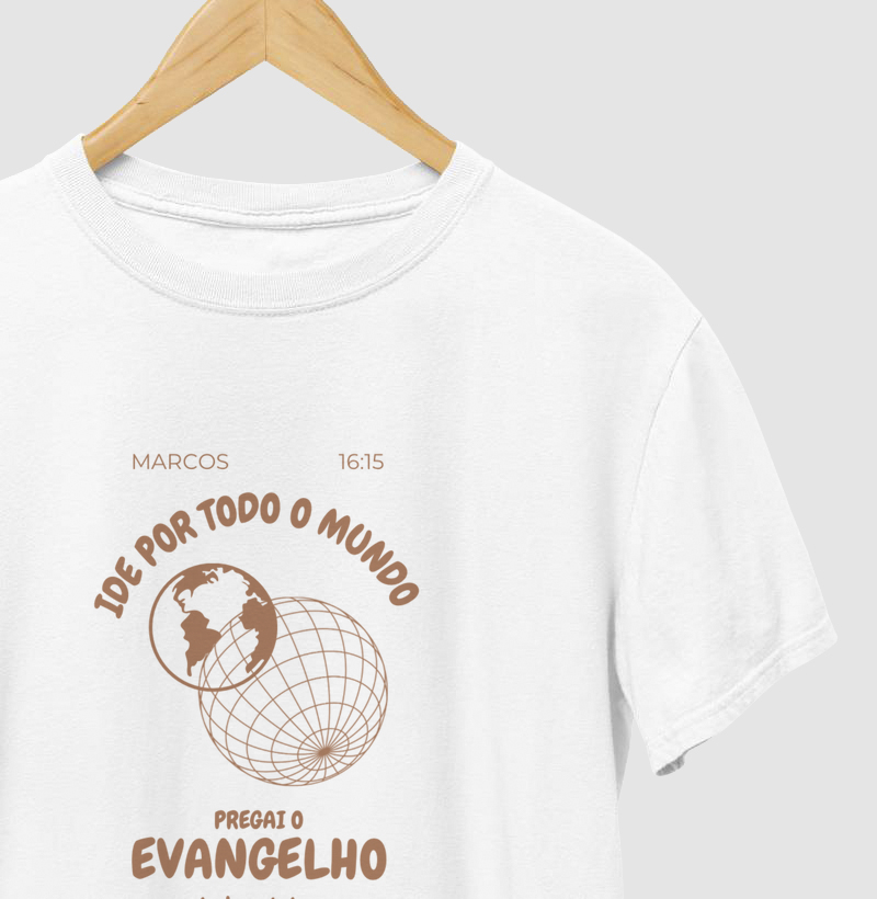 IDE POE TODO O MUNDO E ANUNCIAI O EVANGELHO A TODA CRIATURA 