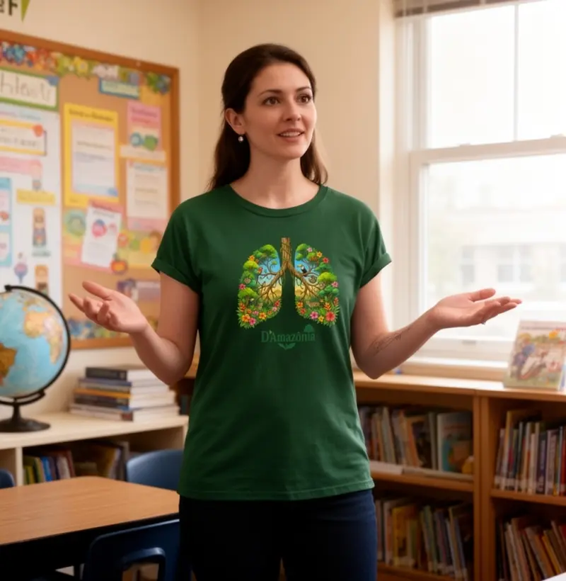 Levo a Amazônia no peito 