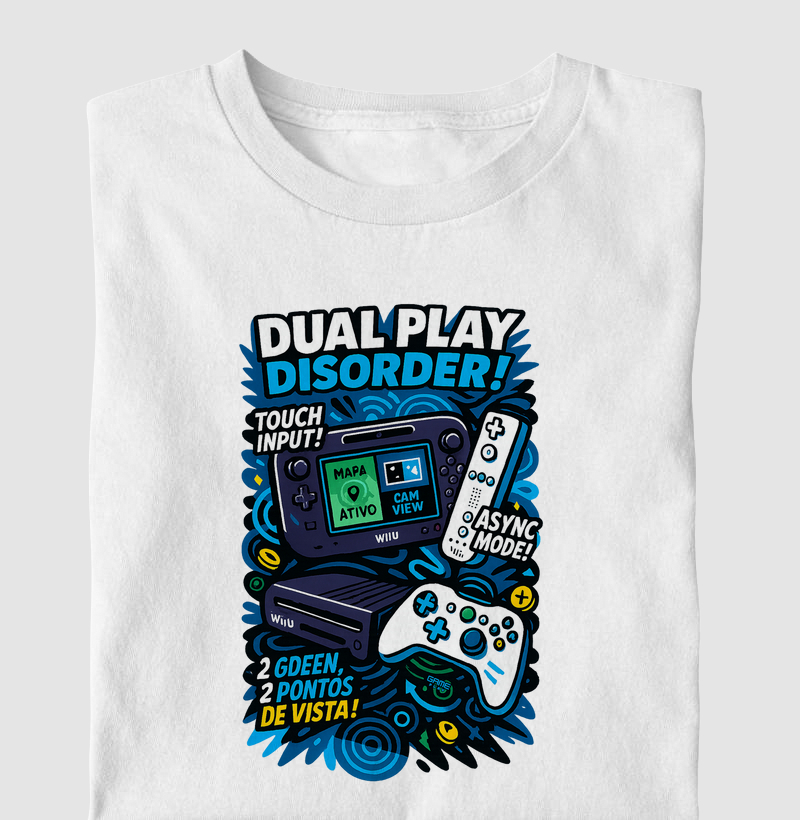 Console Vetor Wii U Dual Play Disorder