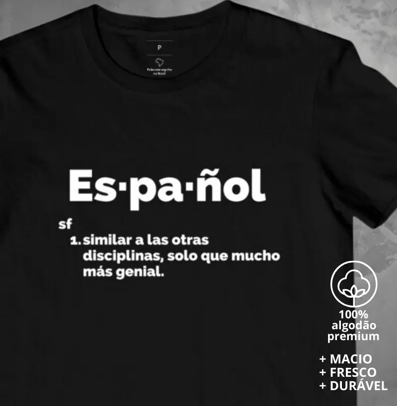 Camiseta Verbete Español