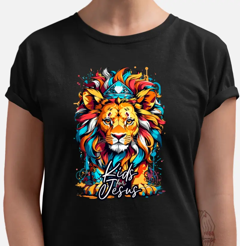 Camiseta Leão - Kids For Jesus 2