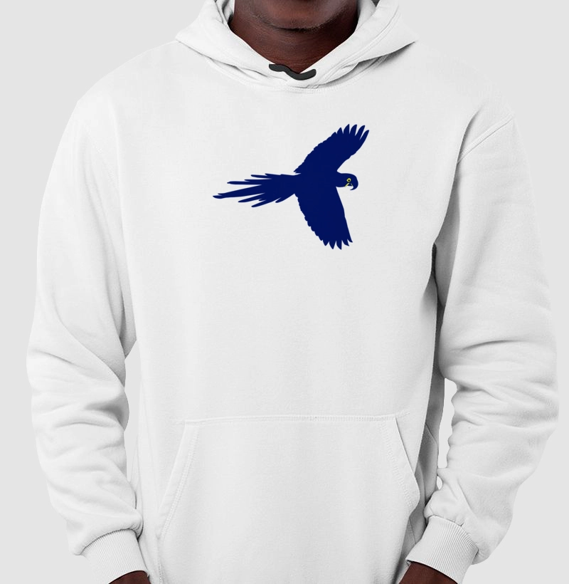 Arara Azul - Moletom Hoodie
