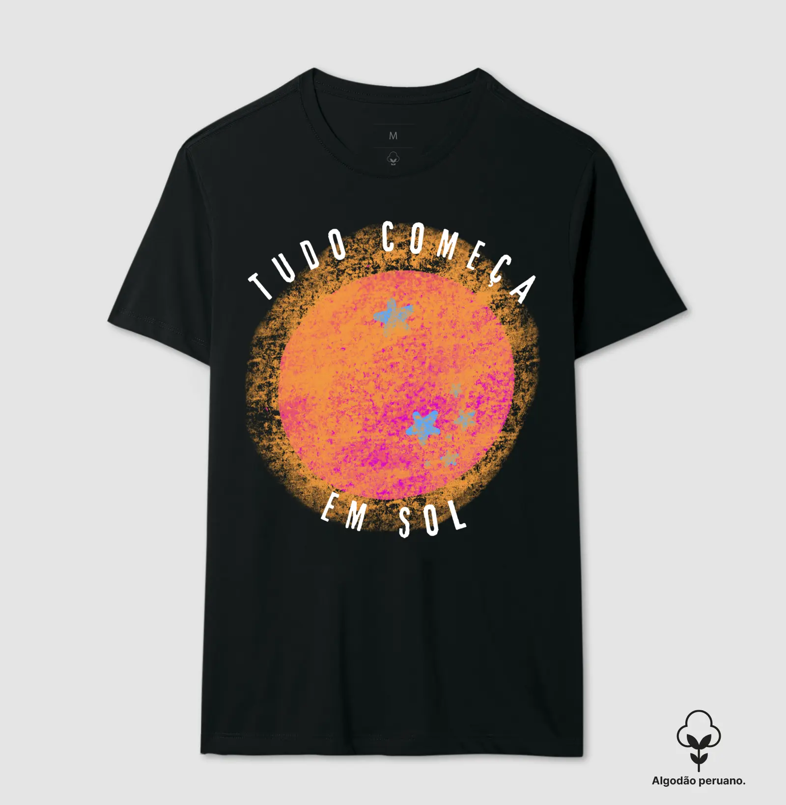 Camisa Algodão Peruano Tudo Começa em Sol