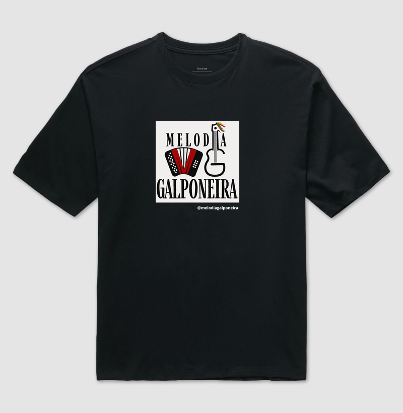 Melodia Galponeira Camiseta Oversized
