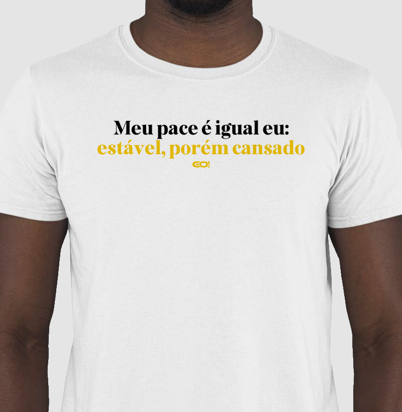 Meu pace é igual: