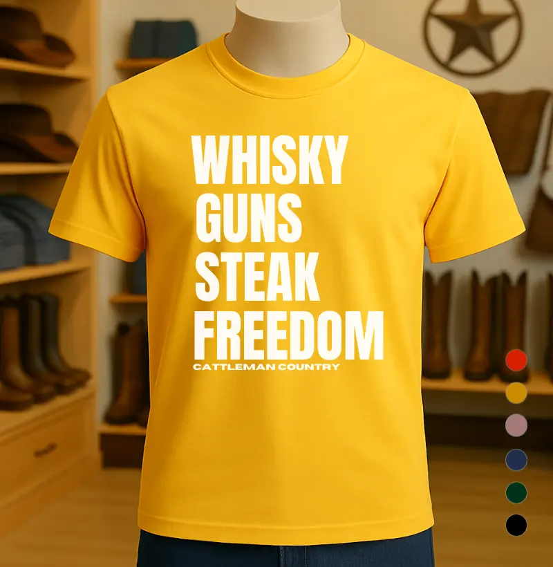 Camiseta whisky guns
