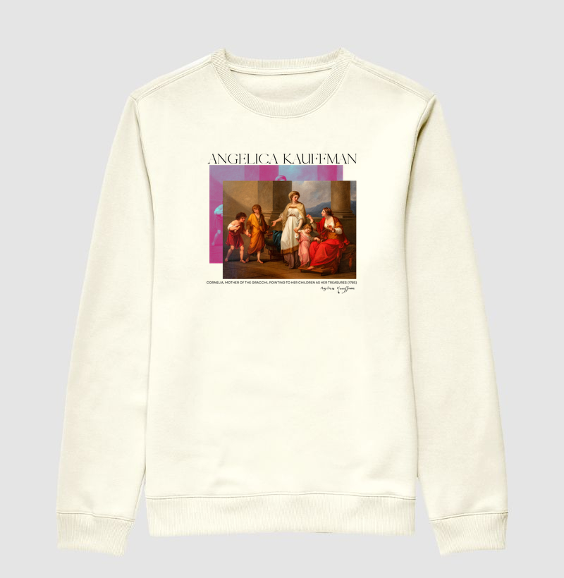 Cornelia, Mother of the Gracchi, Pointing to Her Children as Her Treasures (1785) - Angelica Kauffman