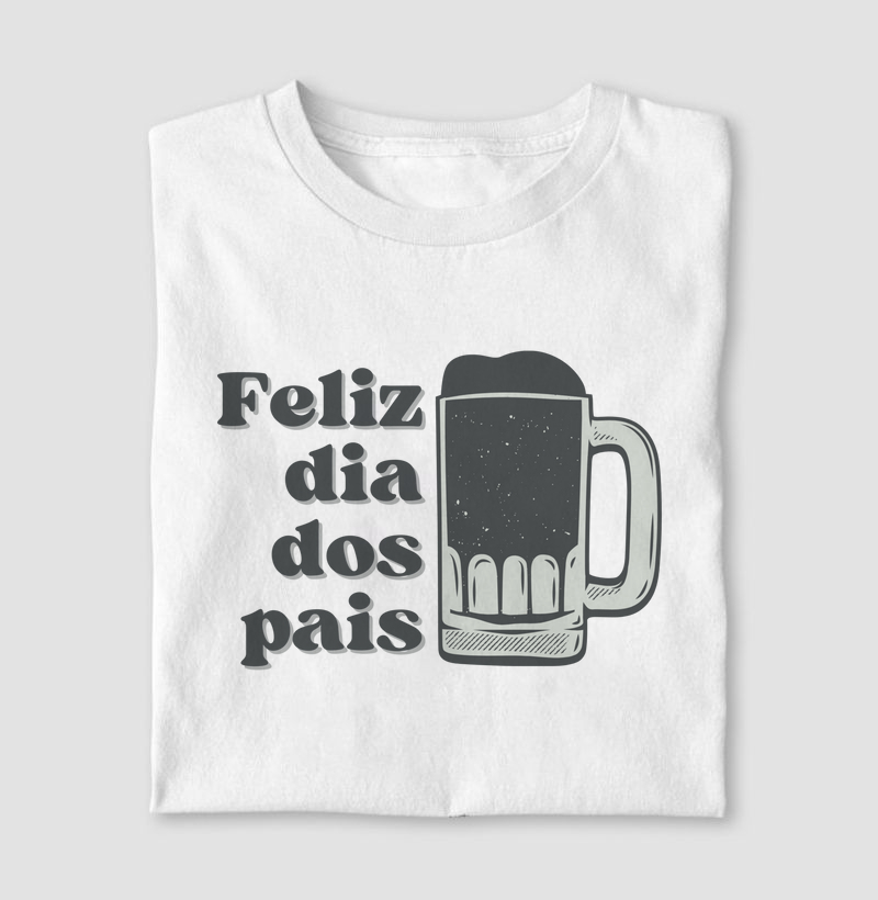 Feliz Dia dos Pais 🍻 | Estampa com Caneca de Chope