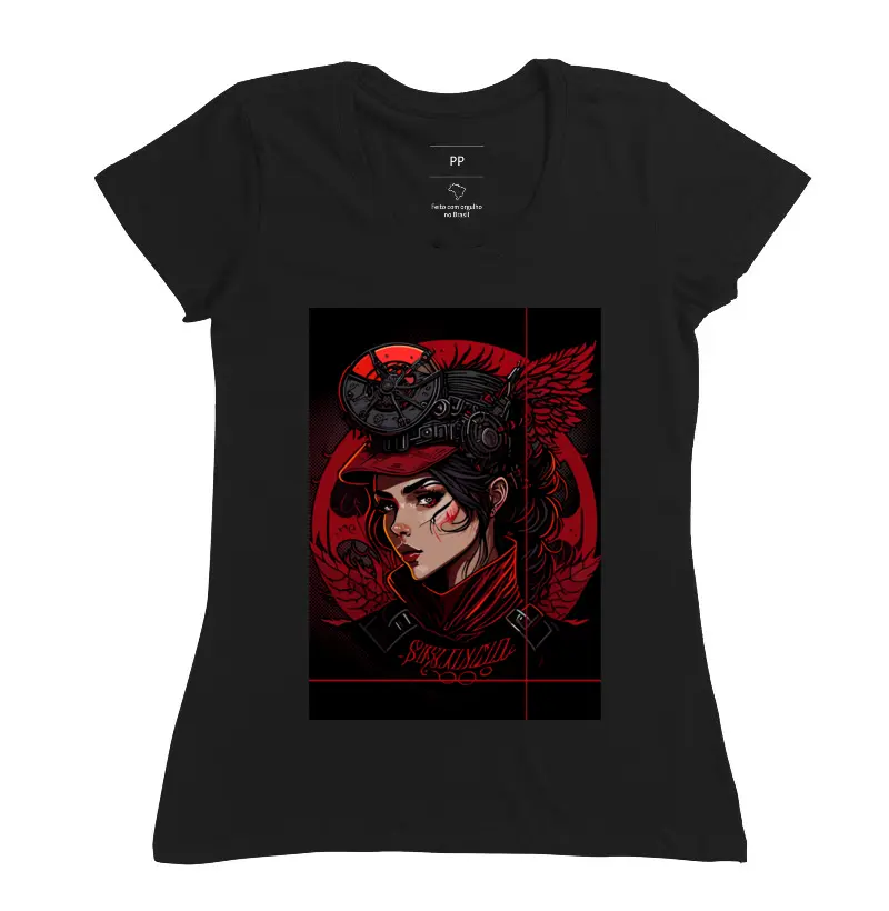 CAMISETA LADY STEAMPUNK