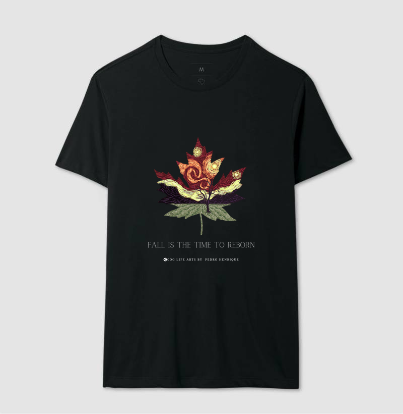 Camiseta Adulto Mostarda Fall is the time by Pedro Henrique Campos