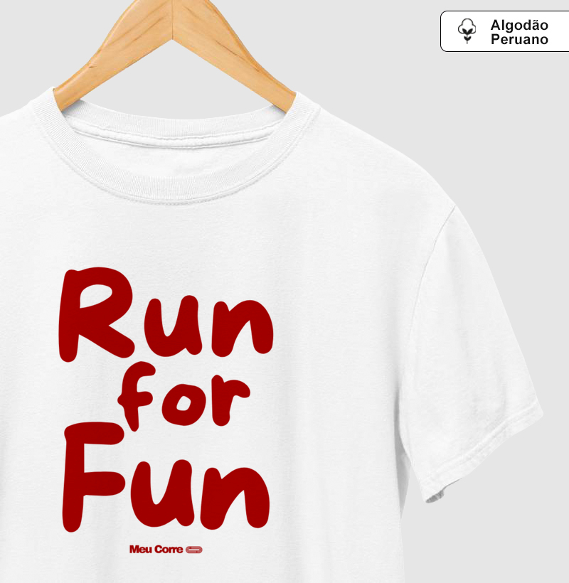 RUN FOR FUN! ALGODÃO PERUANO