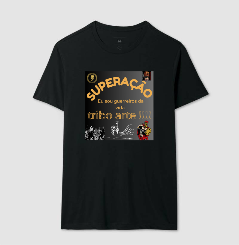 CAMISETA PERSONALIZADAS SUPERAÇÃO DO GUERREIRO TRIBO ARTE 