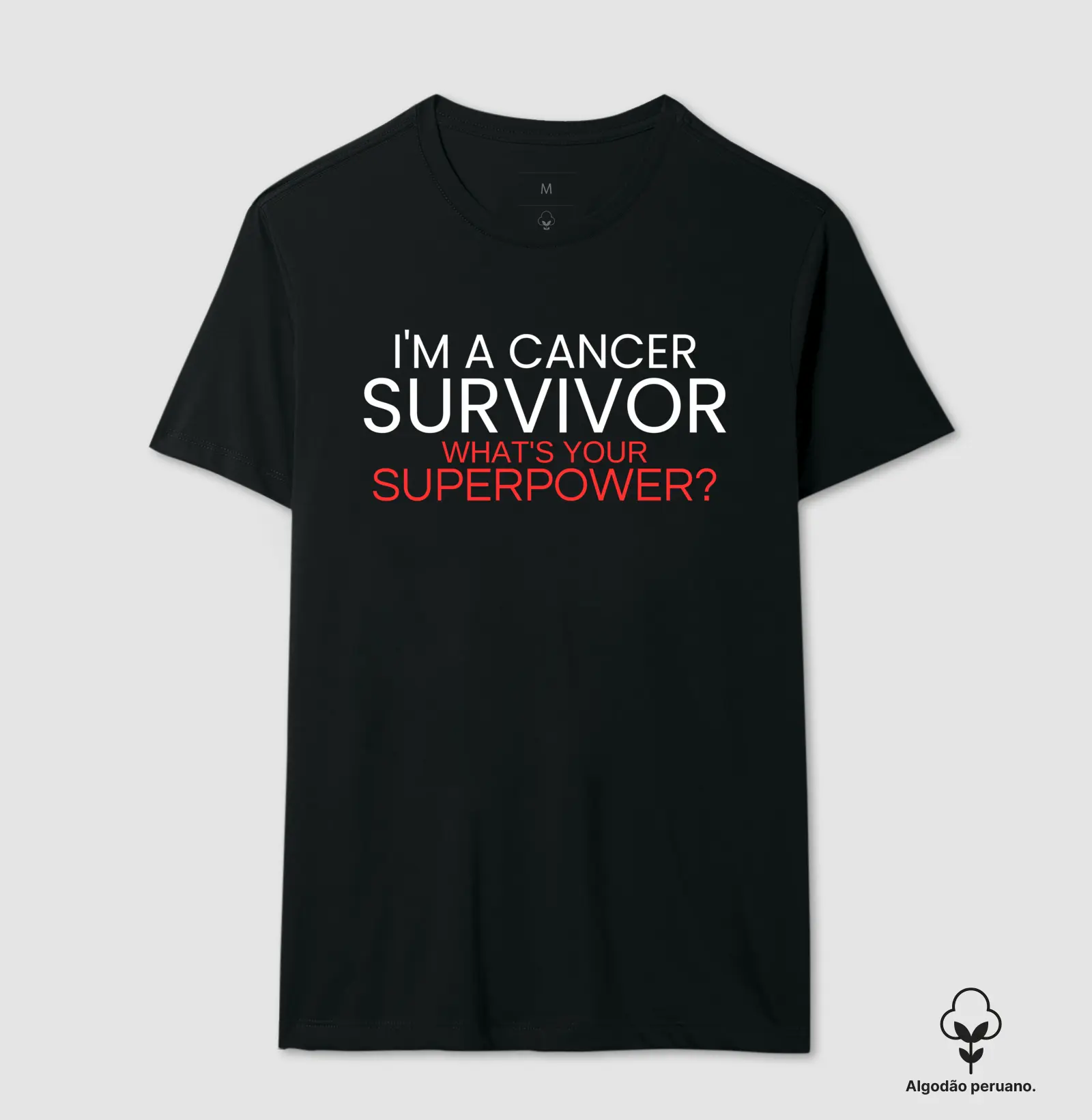SURVIVOR - CANCER - VERMELHA FINA