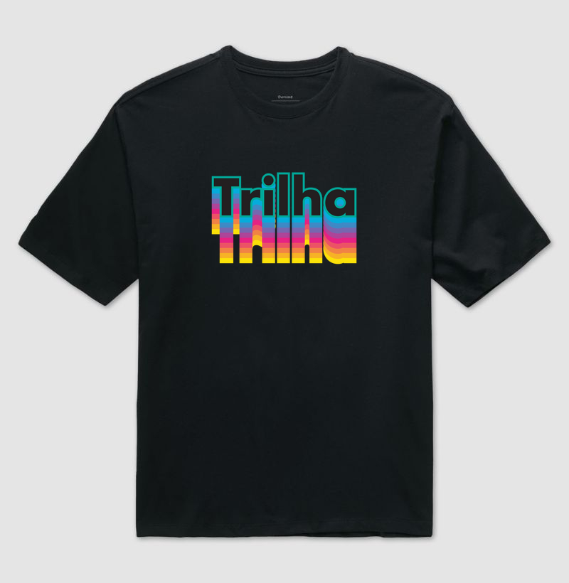 Camiseta Trilha Colors - Oversized
