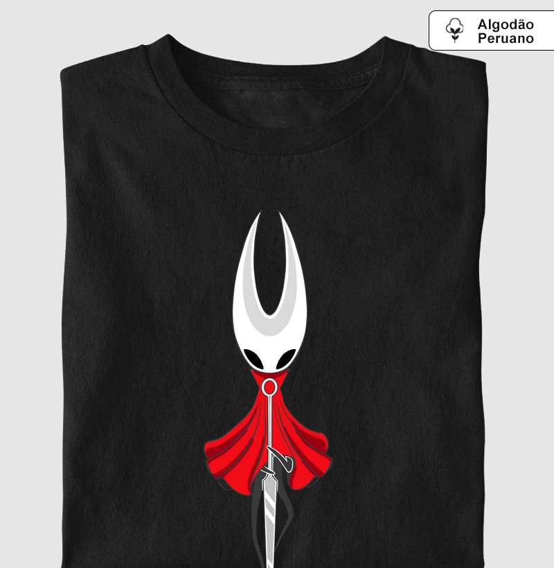 Qualidade Premium “Hollow Knight Silksong – Hornet & Needle” – Minimalista Vermelha (PP ao 4G)