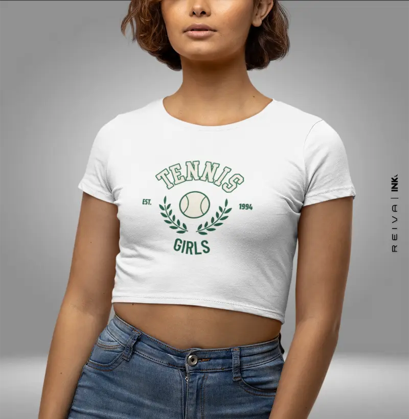 Cropped Tênis: Girls College Varsity