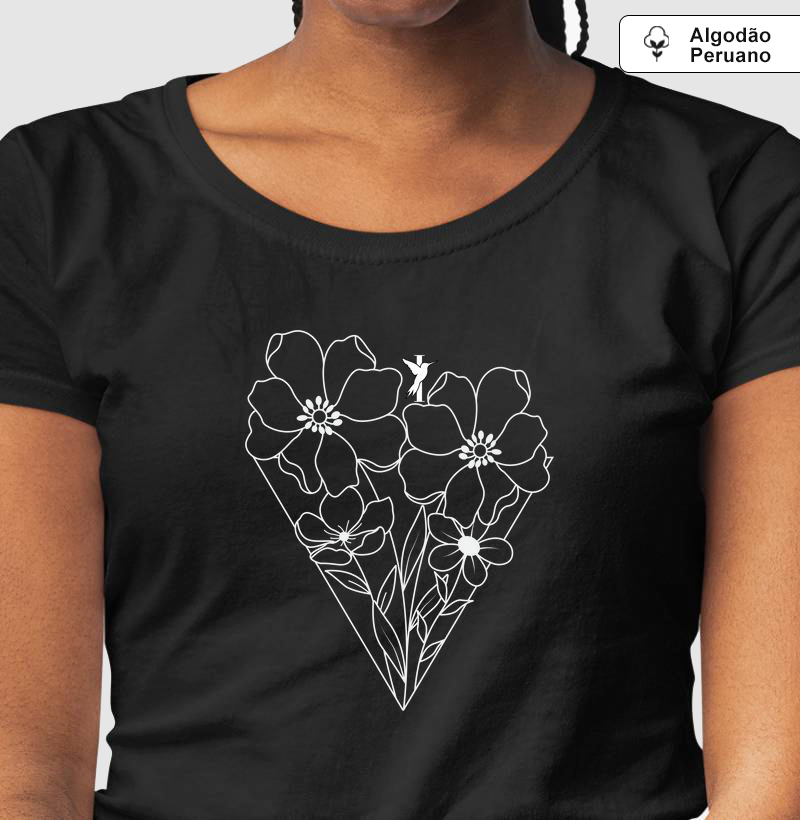 Coração floral