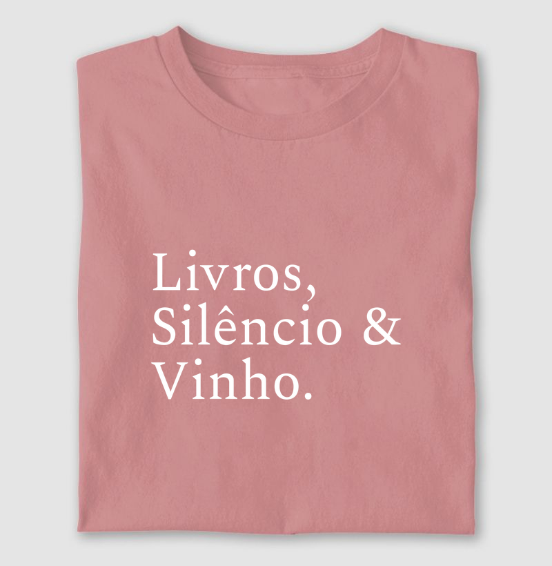 Livros, silêncio & vinho