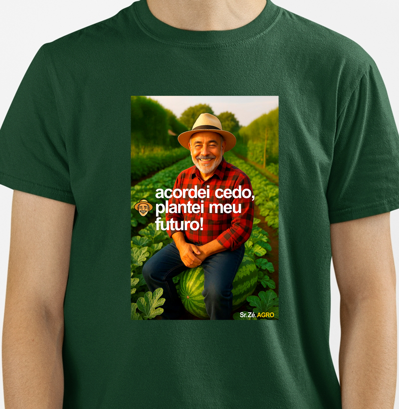 Acordei cedo, plantei meu futuro!