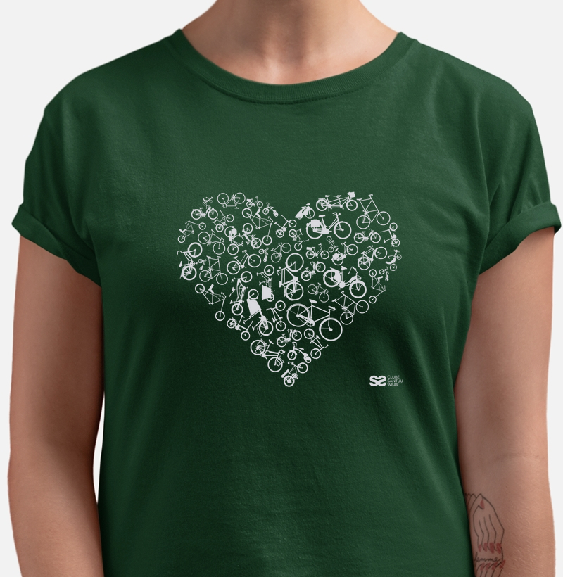 Camiseta Masc/Fem "Coração"