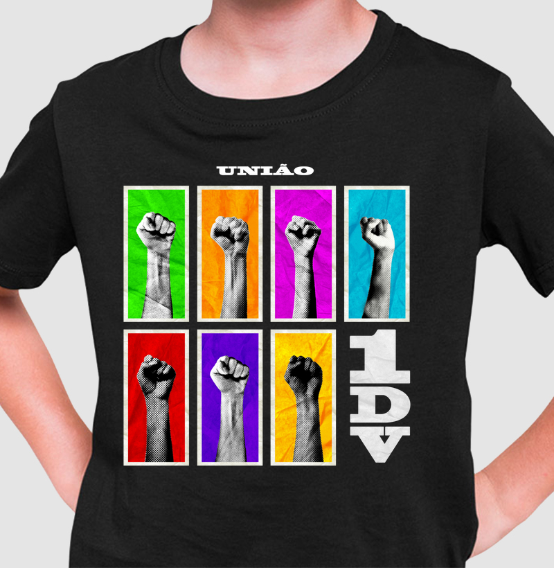 Camiseta Infantil Collab 1DV - União 