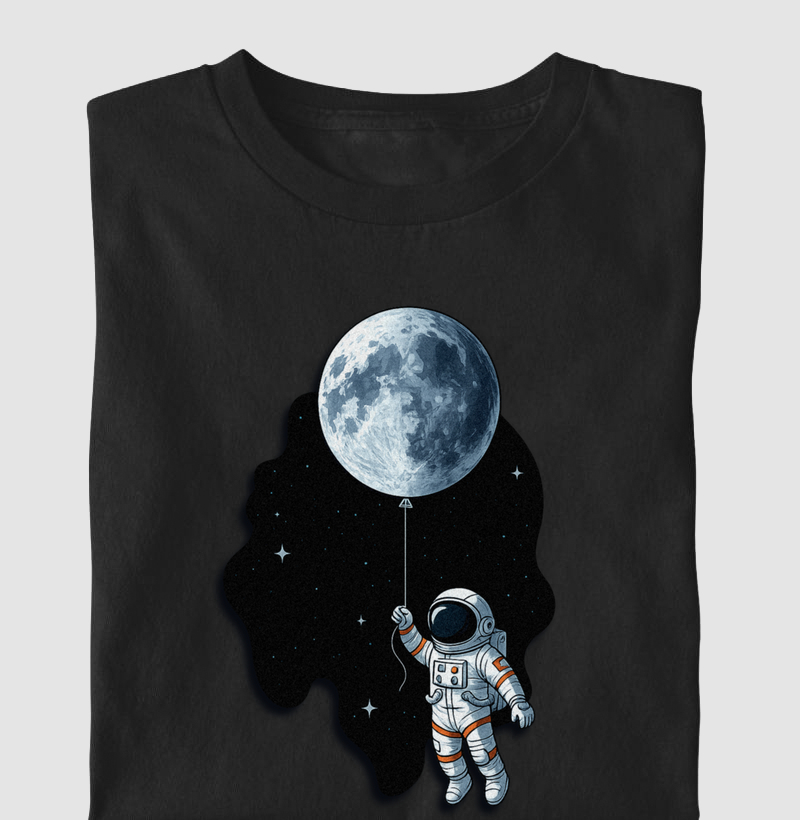 Cosmonauta e o Balão Lunar