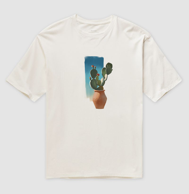 Cacto em Terracota