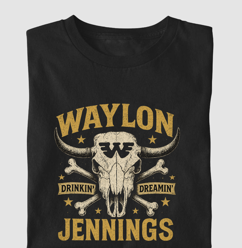 Waylon Jennings – Drinkin’ & Dreamin