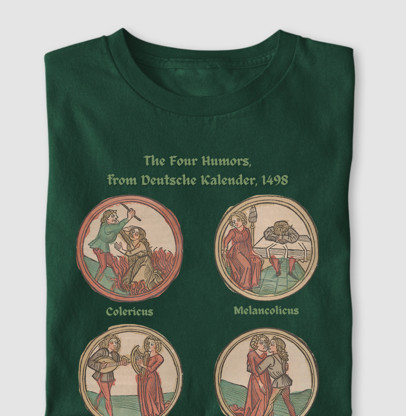 Camiseta A Ciência dos Humores: Medicina Medieval