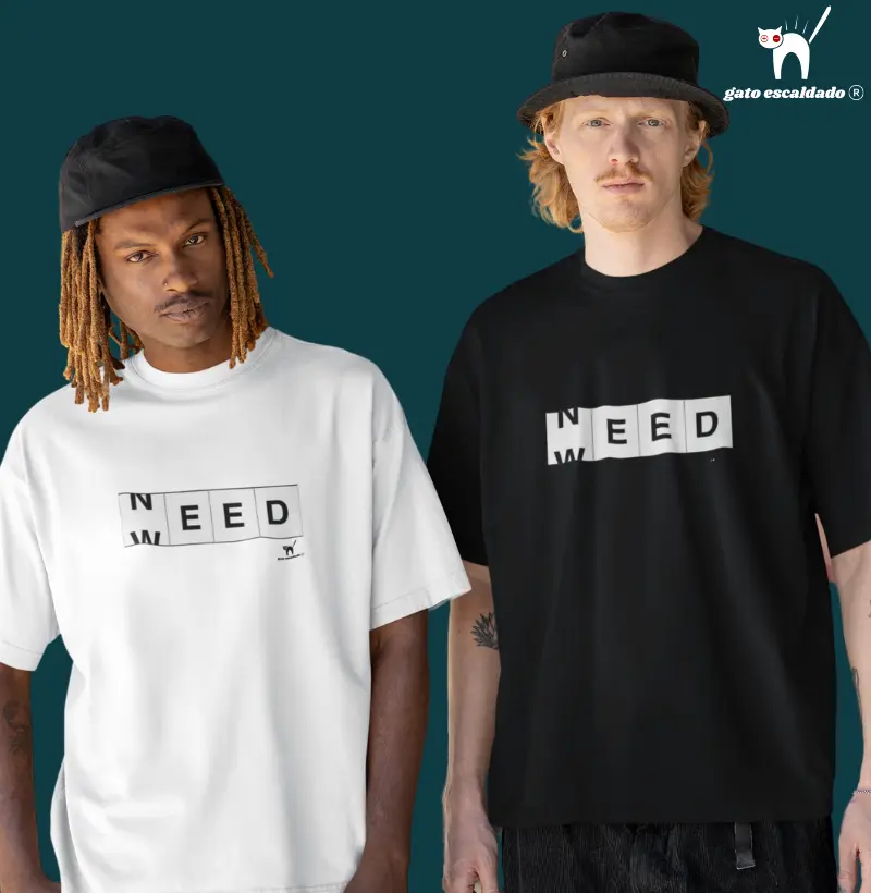 Camiseta Oversized Weed Need