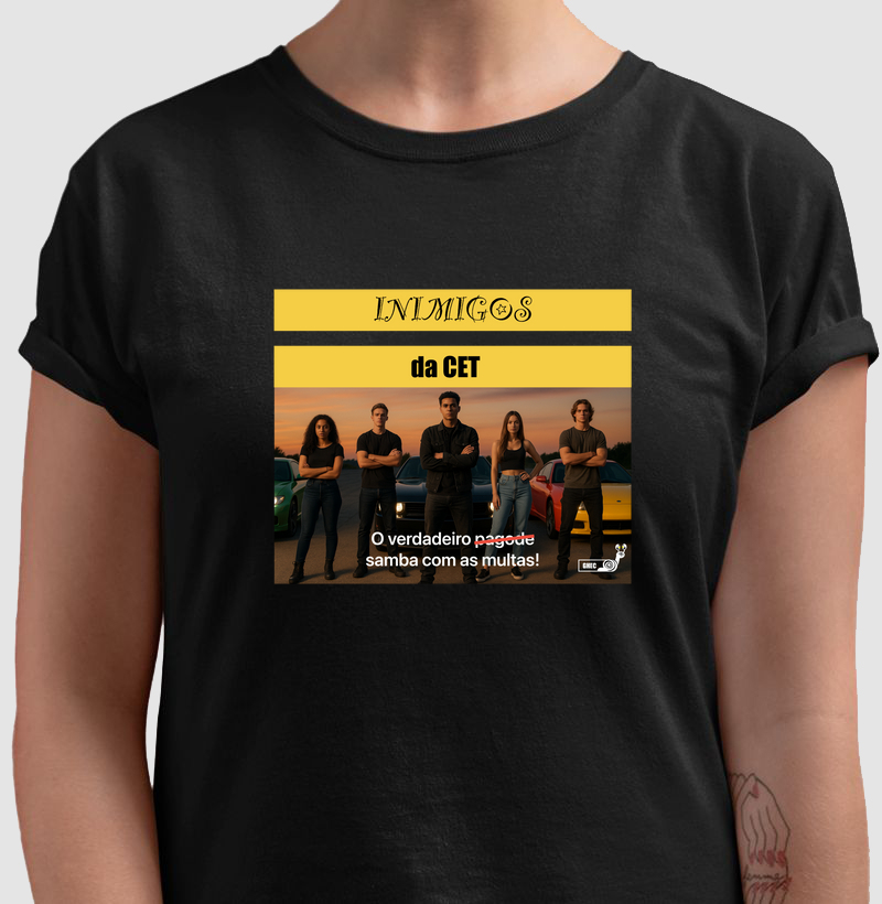 NOVA COLEÇÃO - Camiseta - Inimigos da CET