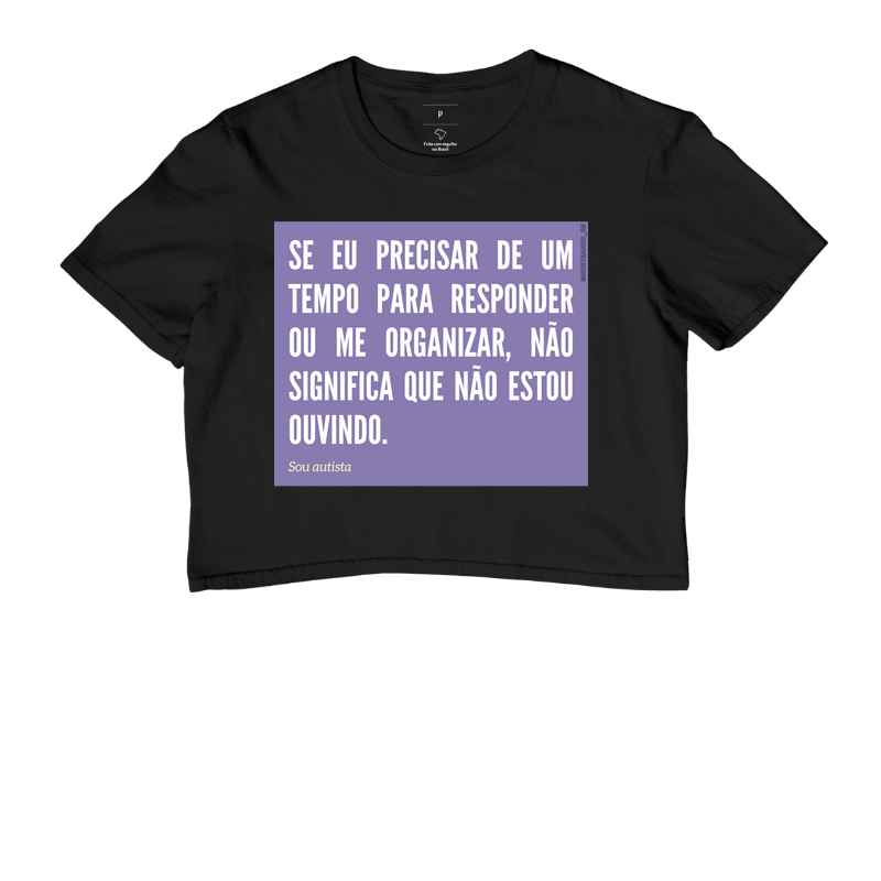 Peça "Se Eu Precisar de Um Tempo, Estou Ouvindo"