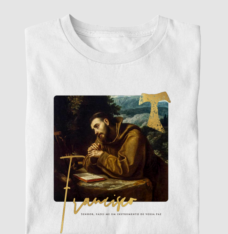 São Francisco de Assis Pintura com Tau