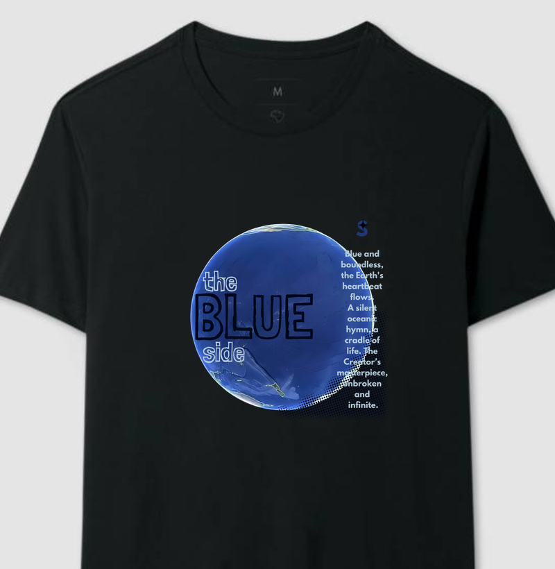 o Lado Azul da Terra camiseta Supernova estampada