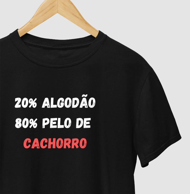 Camiseta 20% algodao