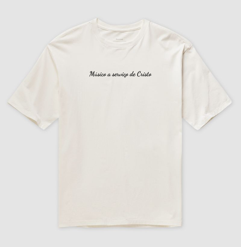 Camisa "Músico a serviço de Cristo"