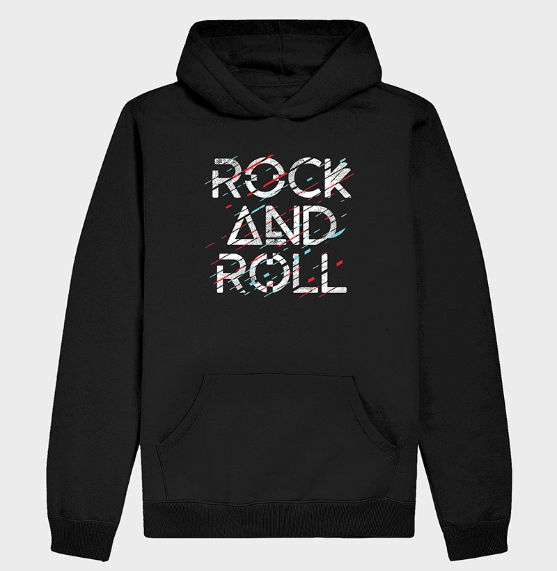 Hoodie Moletom Rock and Roll