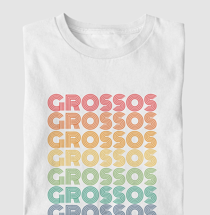 Grossos Letreiro Retrô