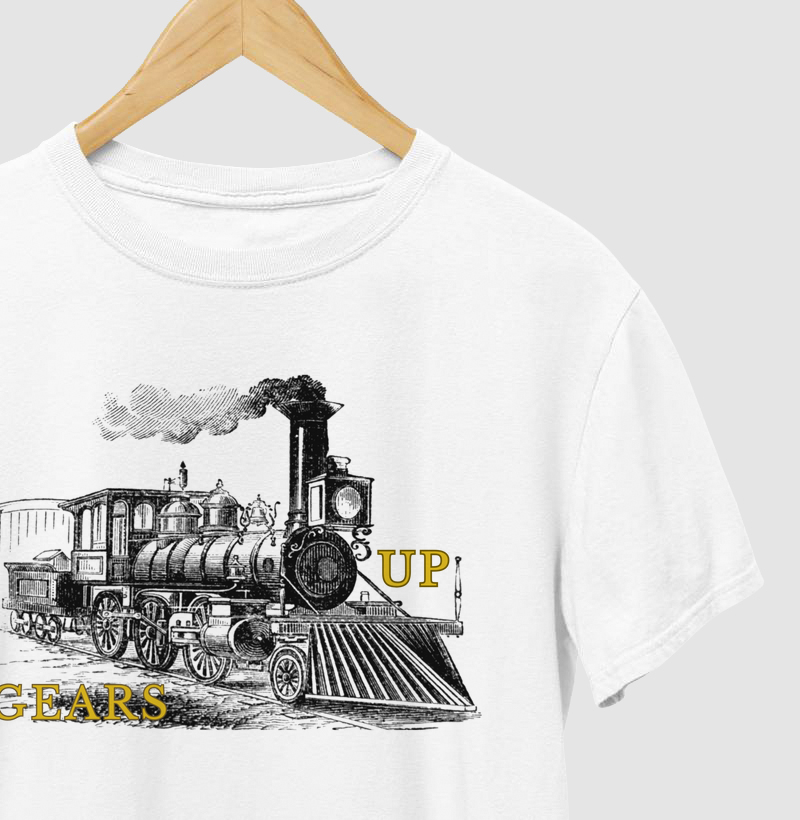 Camiseta Steampunk - Retrô - Gears Up