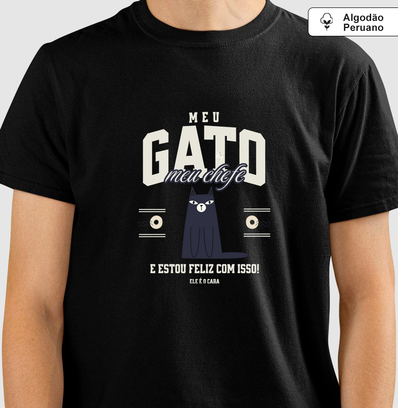 Camiseta Meu gato
